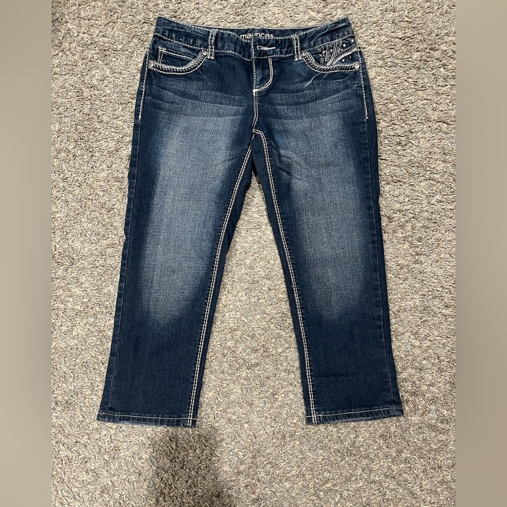 Mauries crop jeans